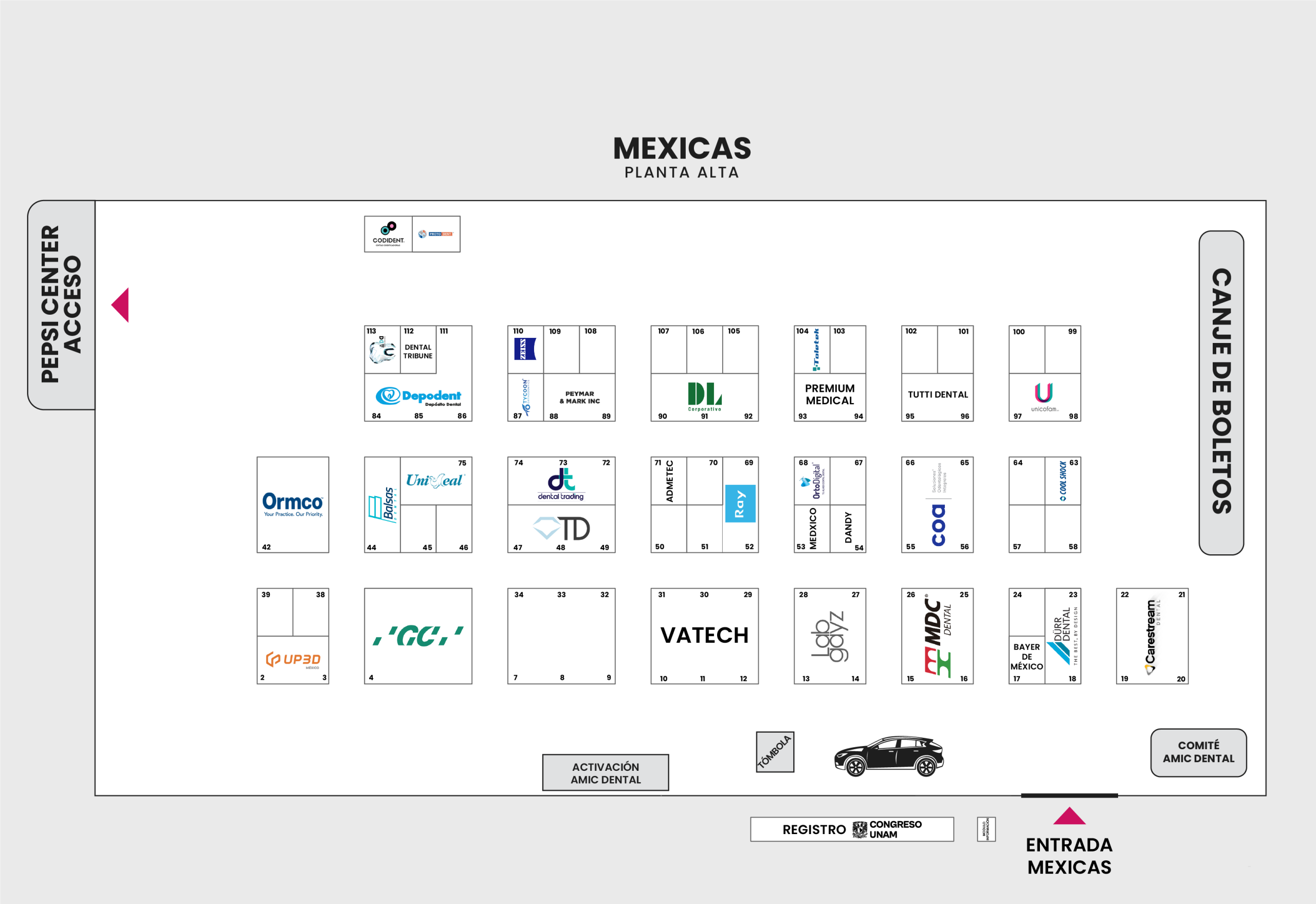 amic dental plano salones mexicas mayo 2026