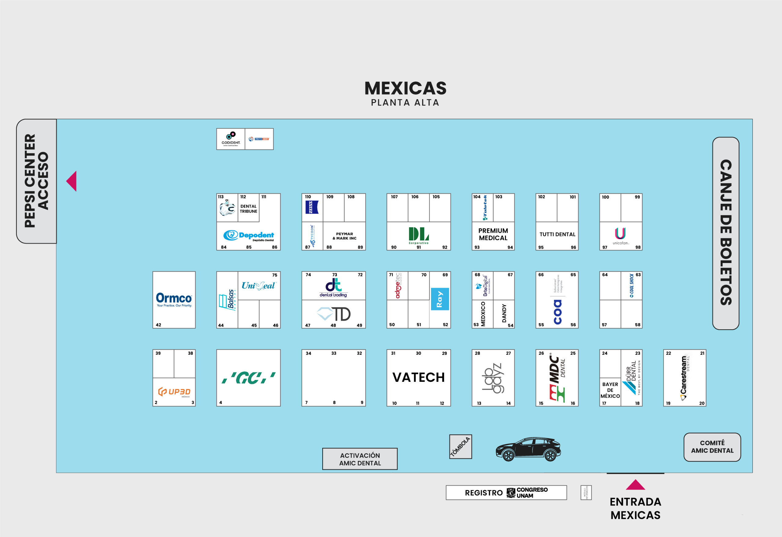 amic dental plano salones mexicas mayo 2026