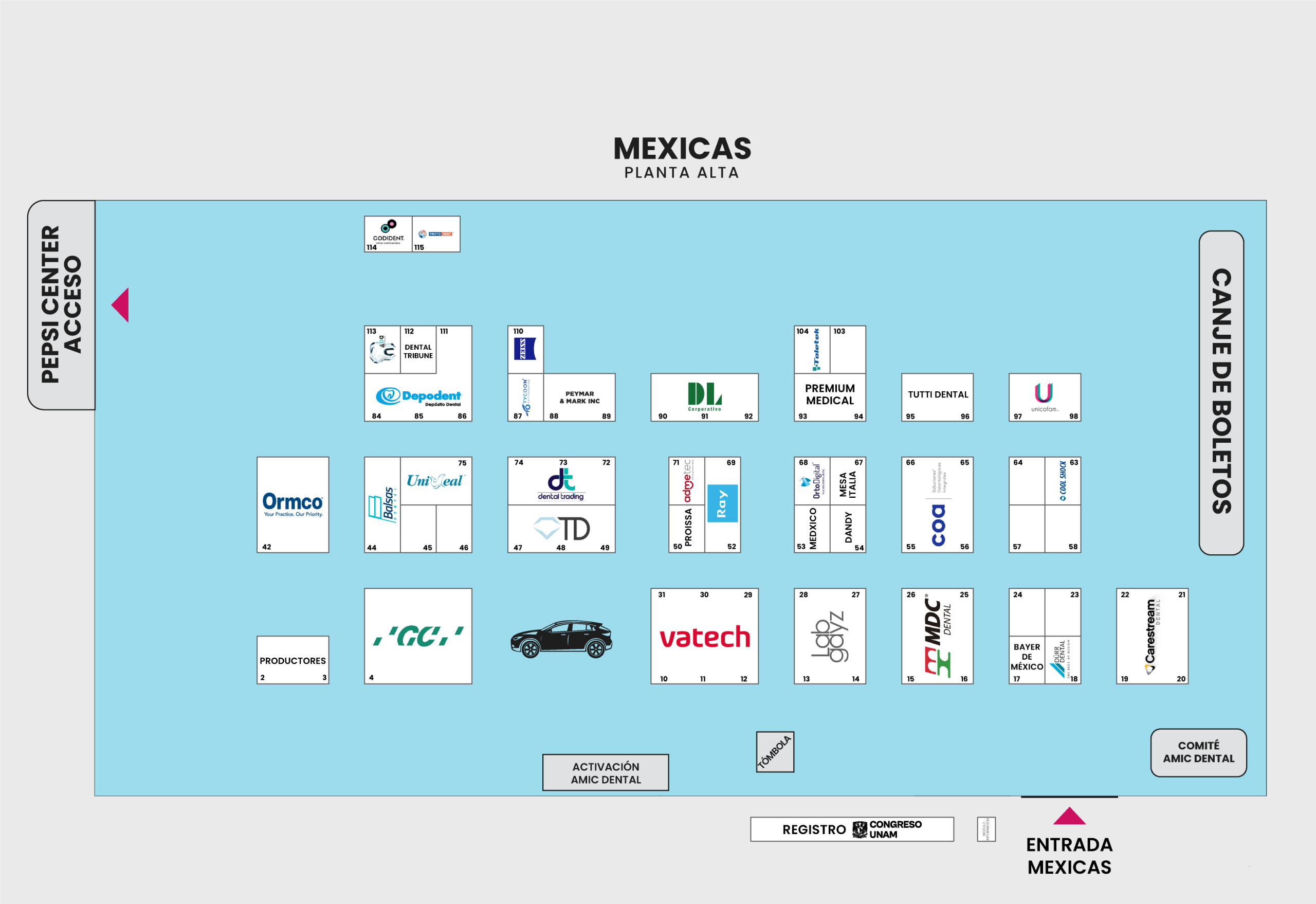 amic dental plano salones mexicas nov 2026